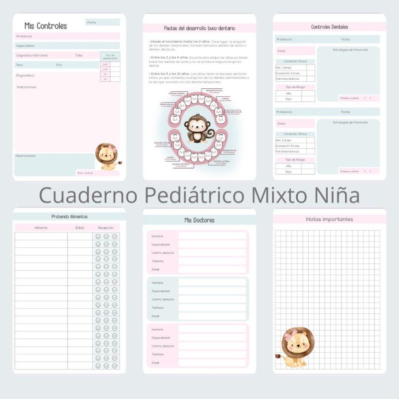 Cuaderno pediátrico mixto - Imagen 3
