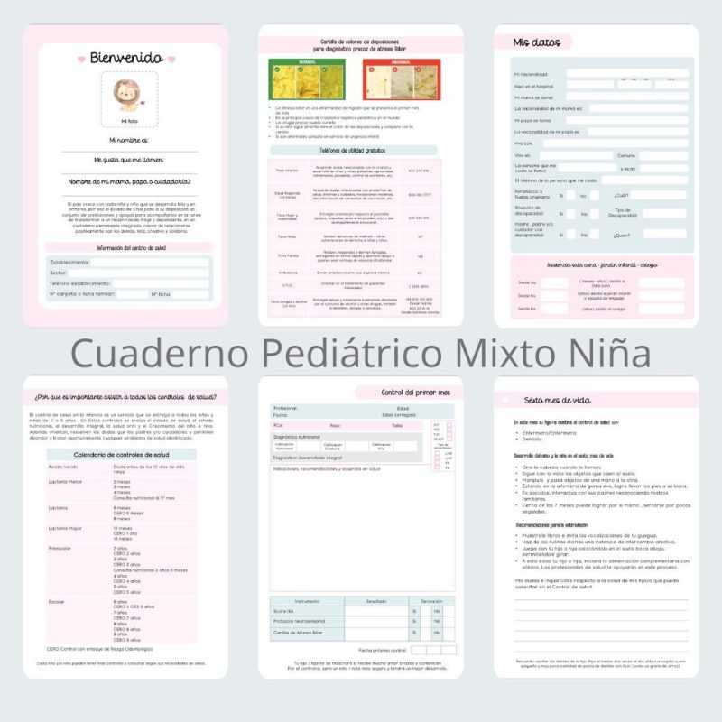 Cuaderno pediátrico mixto - Imagen 2