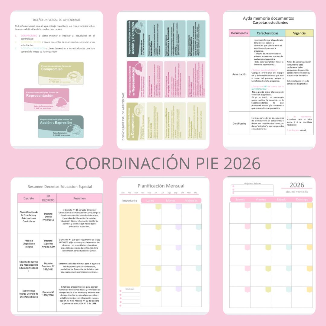Agenda Coordinación PIE 2026 - Imagen 2