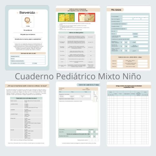 Cuaderno pediátrico mixto
